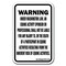 Signmission Safety Sign, 18 in Height, Aluminum, 12 in Length, Equine - Washington A-1218 Equine - Washington - alternate 1